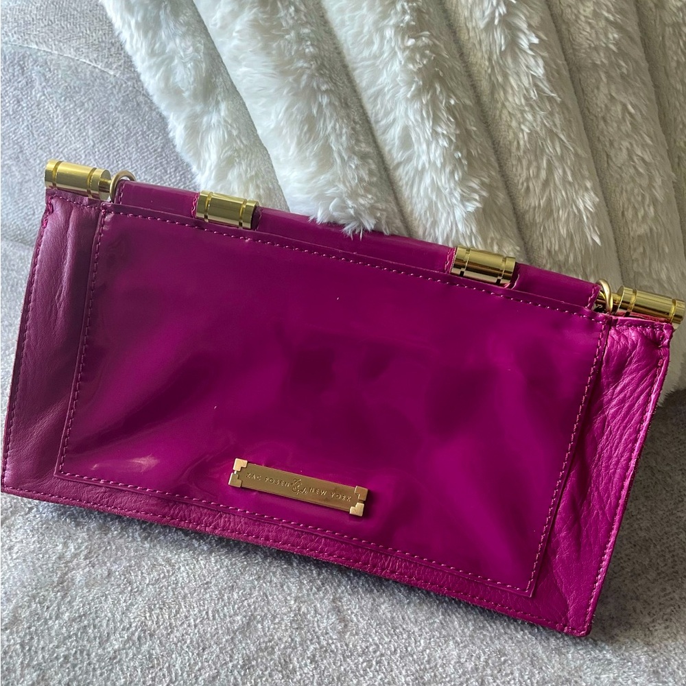 Zac Posen Fuchsia Clutch Bag